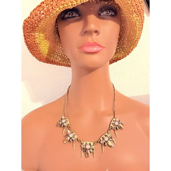 Jcrew Bee Style Rhinestones Statement Necklace - Picture 8 of 8